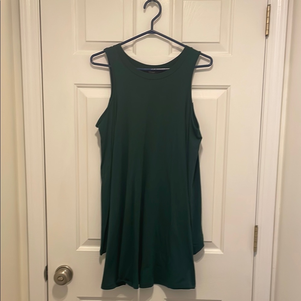 Sleeveless Green Women's Top